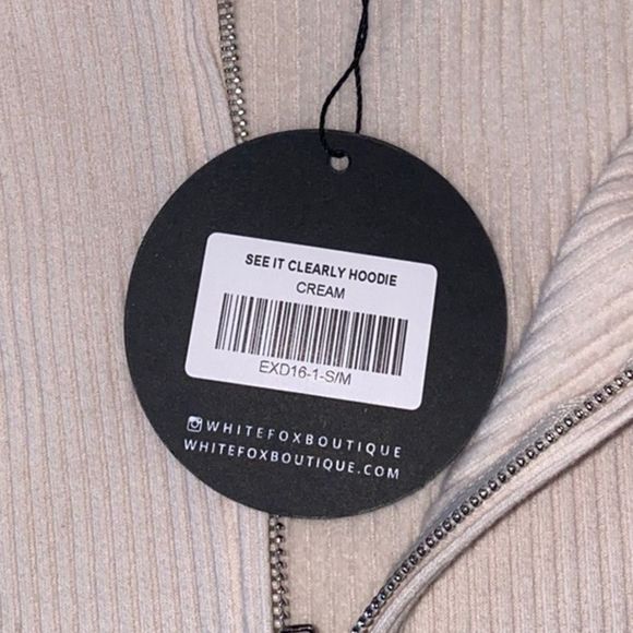 See It Clearly White Fox Jacket - Picture 6 of 6